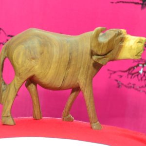Hand Chiseled and Carved  Buffalo curving / sculpture